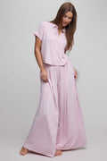 Barefoot Dreams Ultra Soft Jersey Sleep Set in Petal