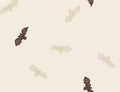Bats Brown Beige Big - Family Fabrics B.V.
