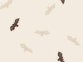 Bats Brown Beige Small - Family Fabrics B.V.
