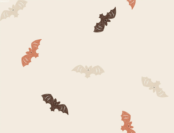 Bats Brown Terra Big - Family Fabrics B.V.