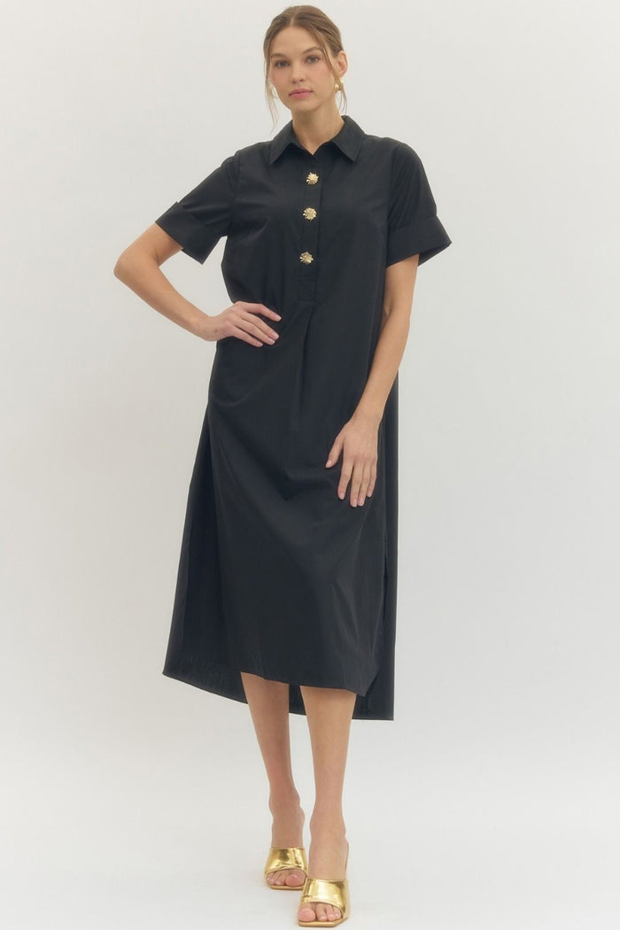 Be The Light Black Maxi Dress