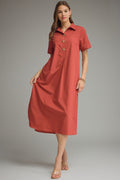 Be The Light Maxi Dress in Brick