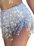 Belly Sequin Tassel Dance Skirt