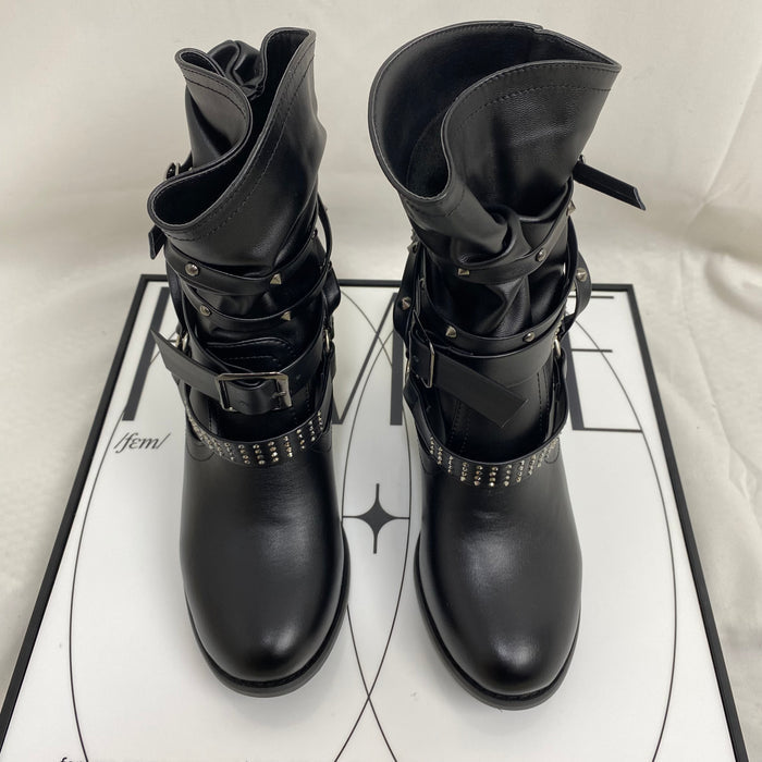 Belt Buckle Ankle Boots
