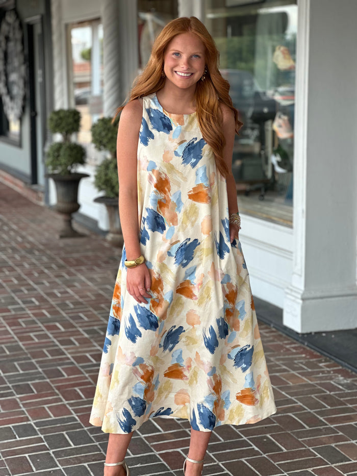 Better Days Cream Maxi Dress