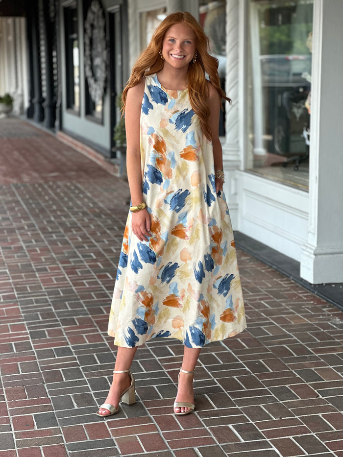Better Days Cream Maxi Dress