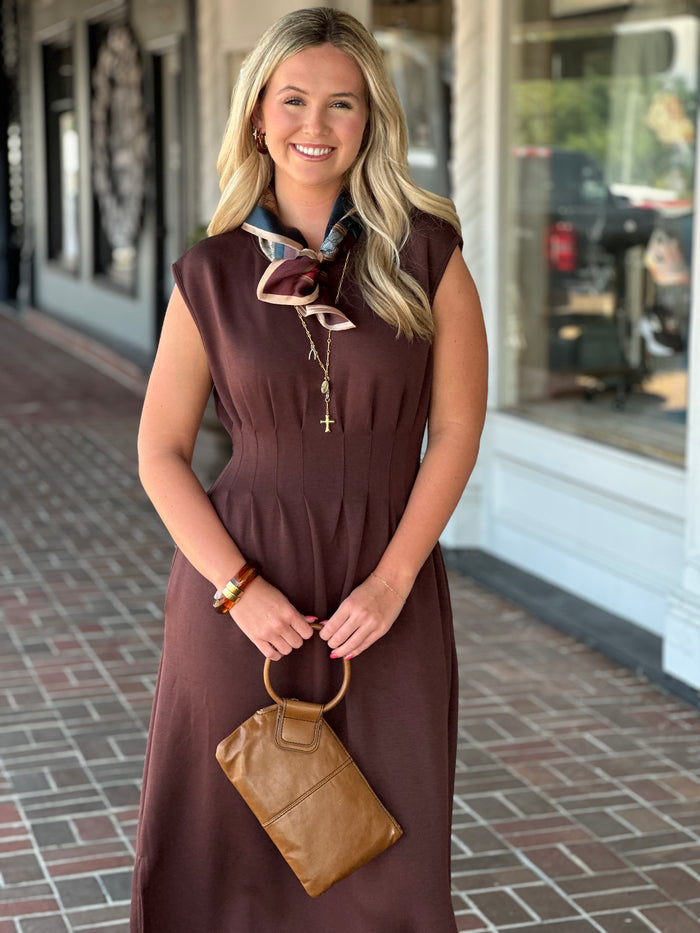 Better Together Brown Maxi Dress