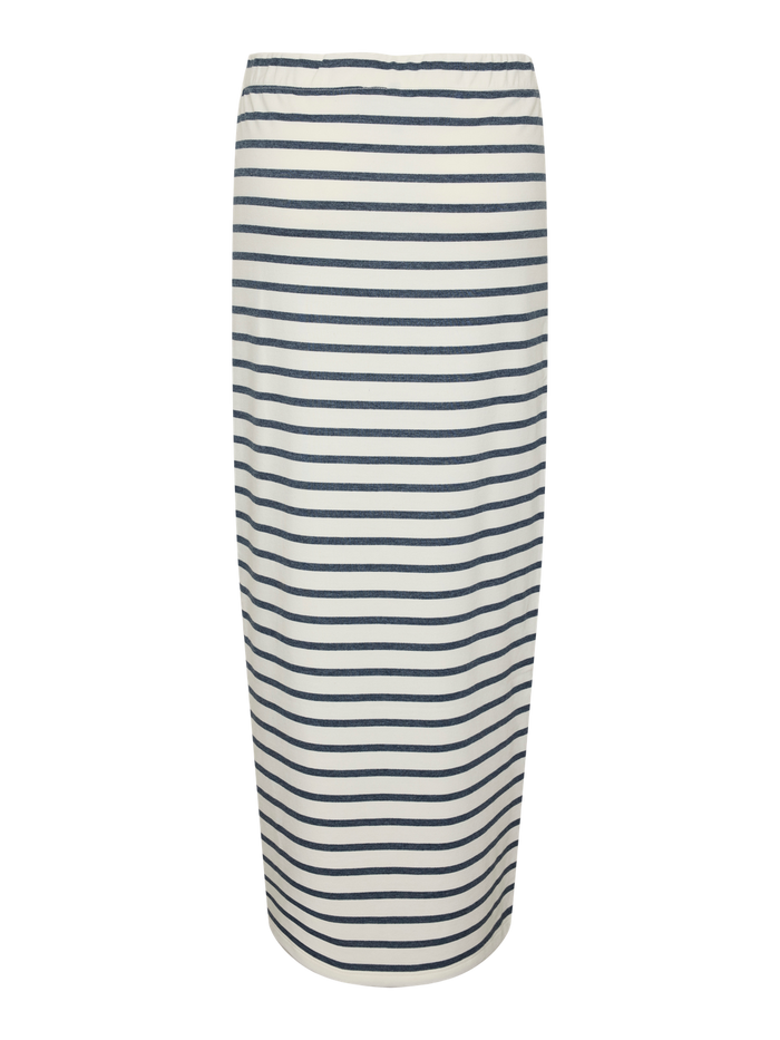 Bibbi Maxi Skirt (Navy Blazer/Cloud Dancer)