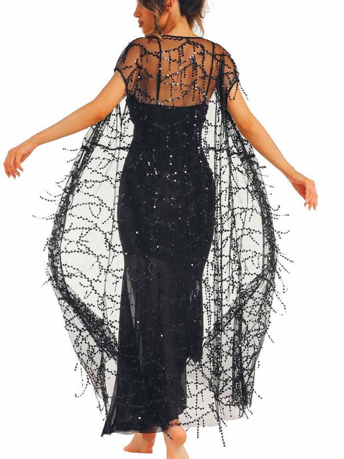 Black Lace Slip Dress
