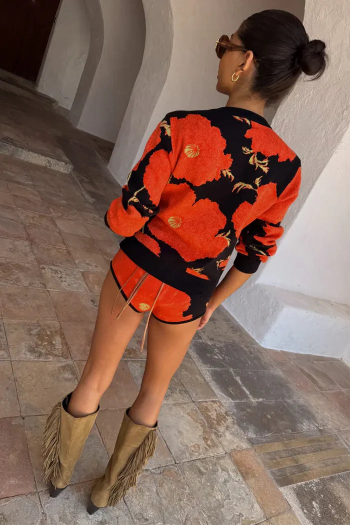Black Poppy Cardigan (Black)