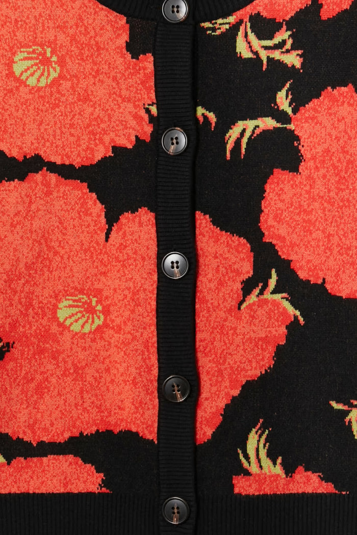 Black Poppy Cardigan (Black)