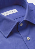 Blue Egyptian Cotton Shirt - SARTORO