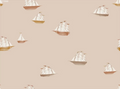 Boats Sand - Family Fabrics B.V.