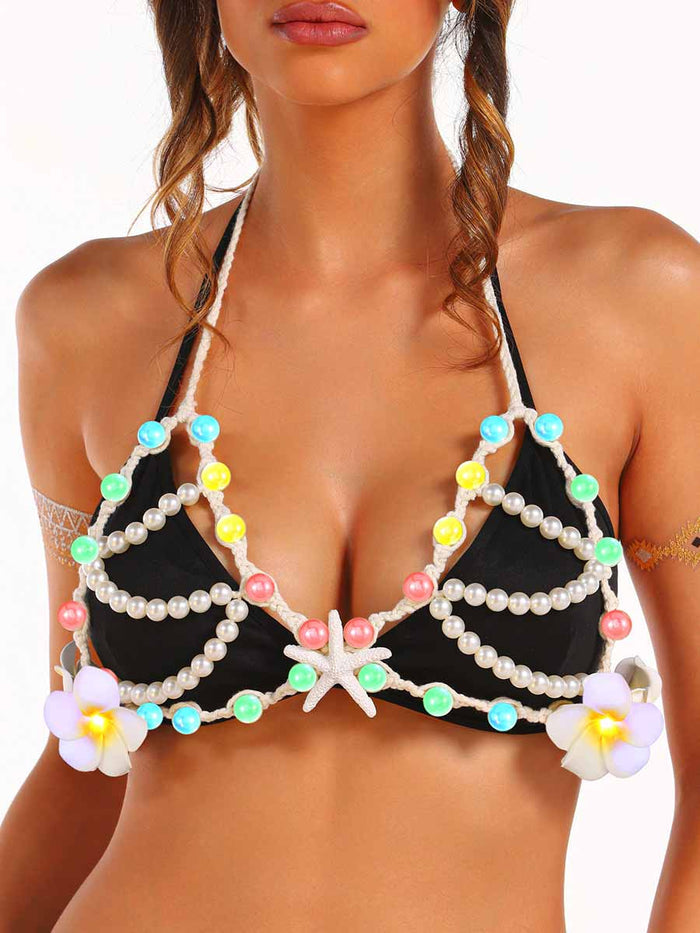 Bohemian LED Beaded Bra Top