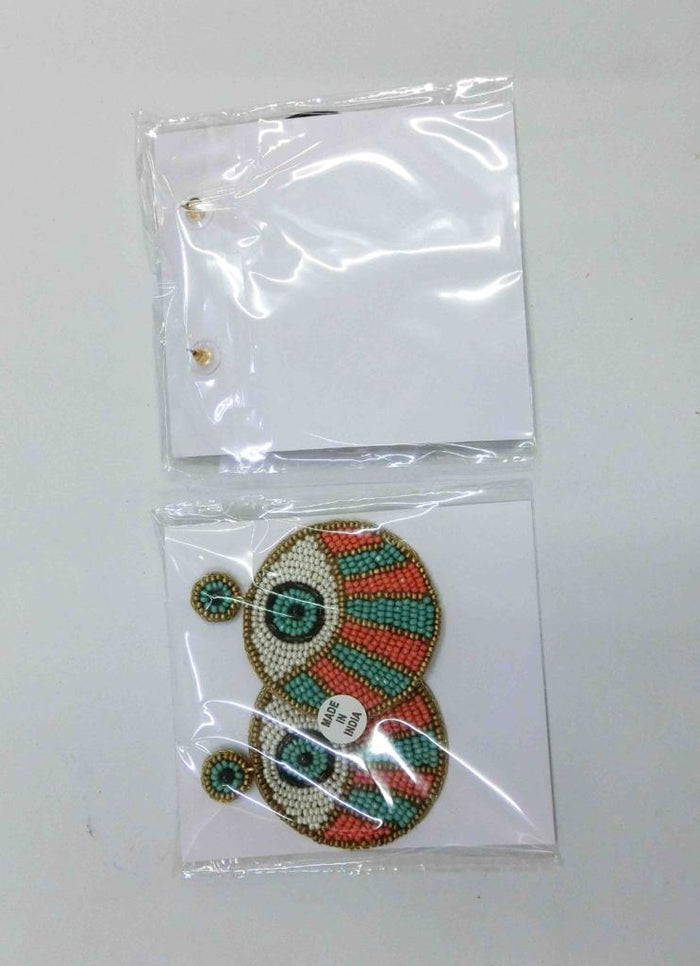 Bohemian Statement Beaded Evil Eye Earrings