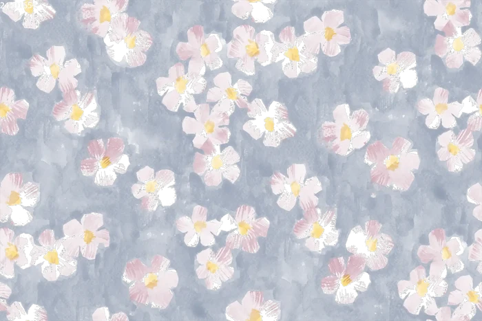 Bold Floral Blue Small - Family Fabrics B.V.