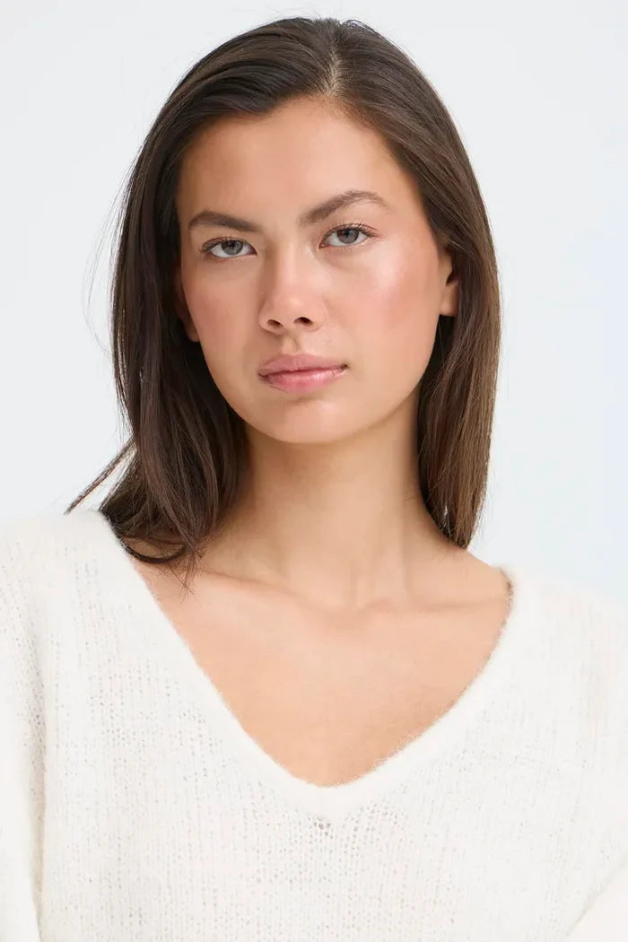 Bria Knit Jumper (Cloud Dancer)
