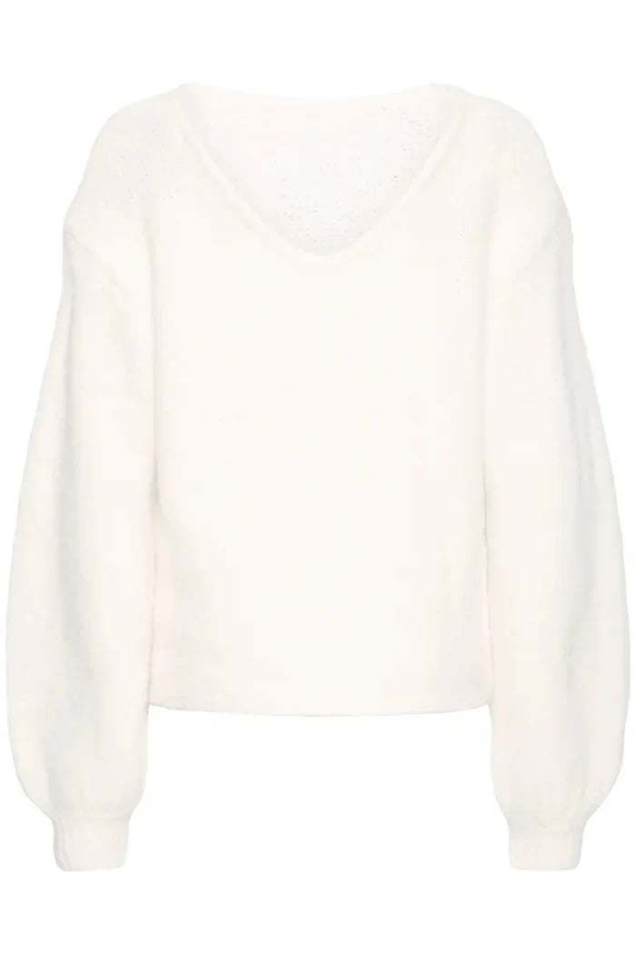 Bria Knit Jumper (Cloud Dancer)