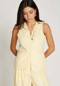 Brielle Waistcoat (Butter Yellow)