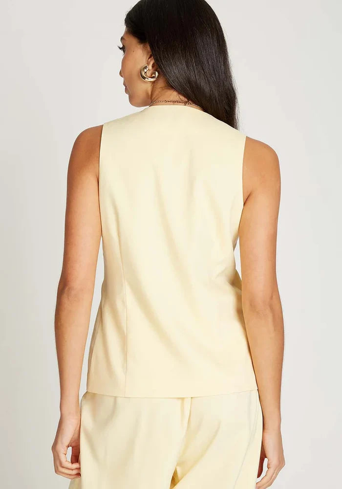 Brielle Waistcoat (Butter Yellow)