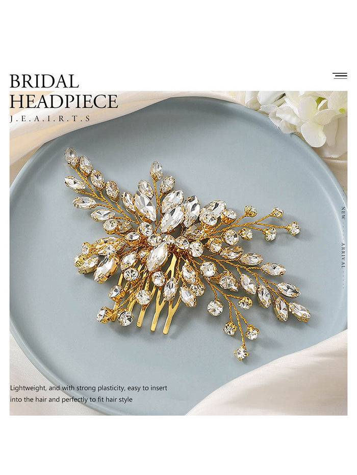 Brilliant Crystal Bridal Wedding Hair Comb
