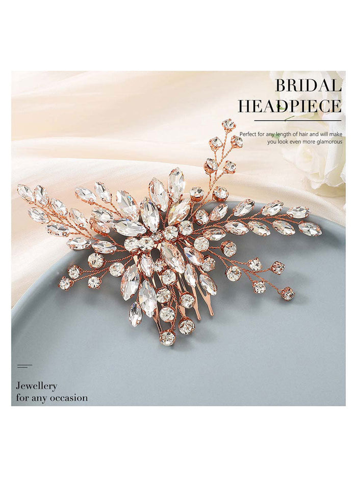 Brilliant Crystal Bridal Wedding Hair Comb