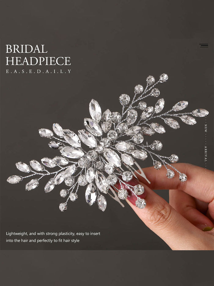 Brilliant Crystal Bridal Wedding Hair Comb