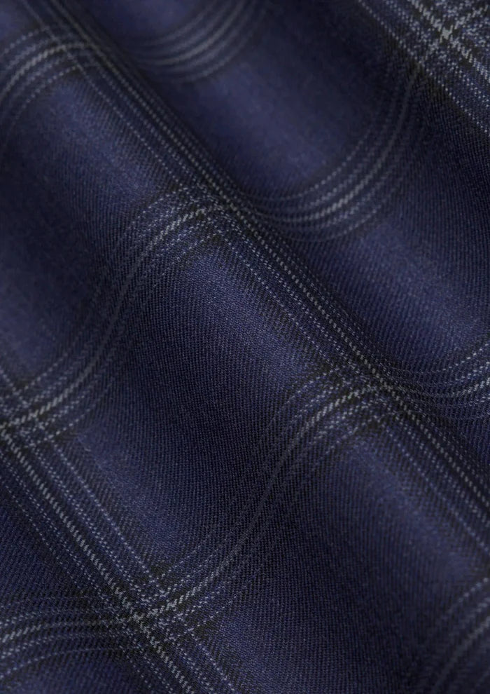 British Navy Checked Pants - SARTORO