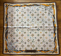 Brown Silk Scarf