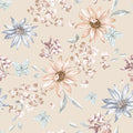 Butterflies & Flowers Cream - Family Fabrics B.V.
