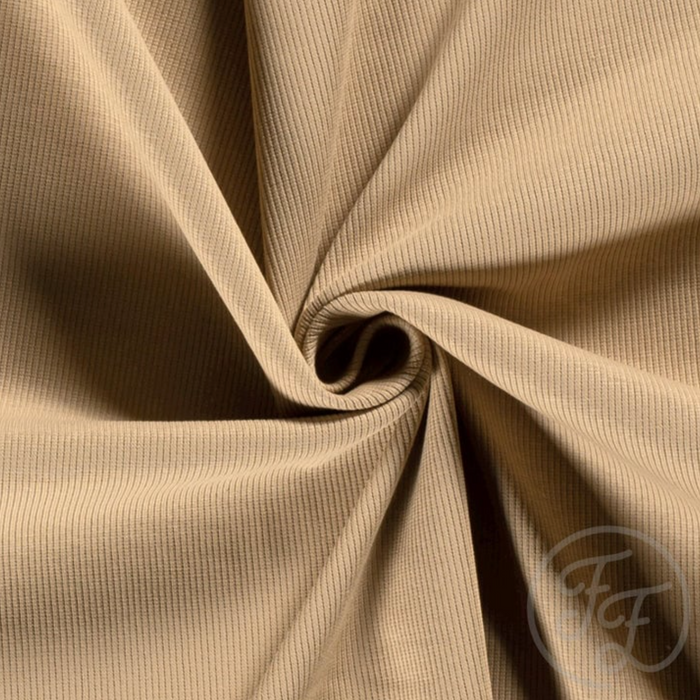 Camel Uni Baby Rib - Family Fabrics B.V.