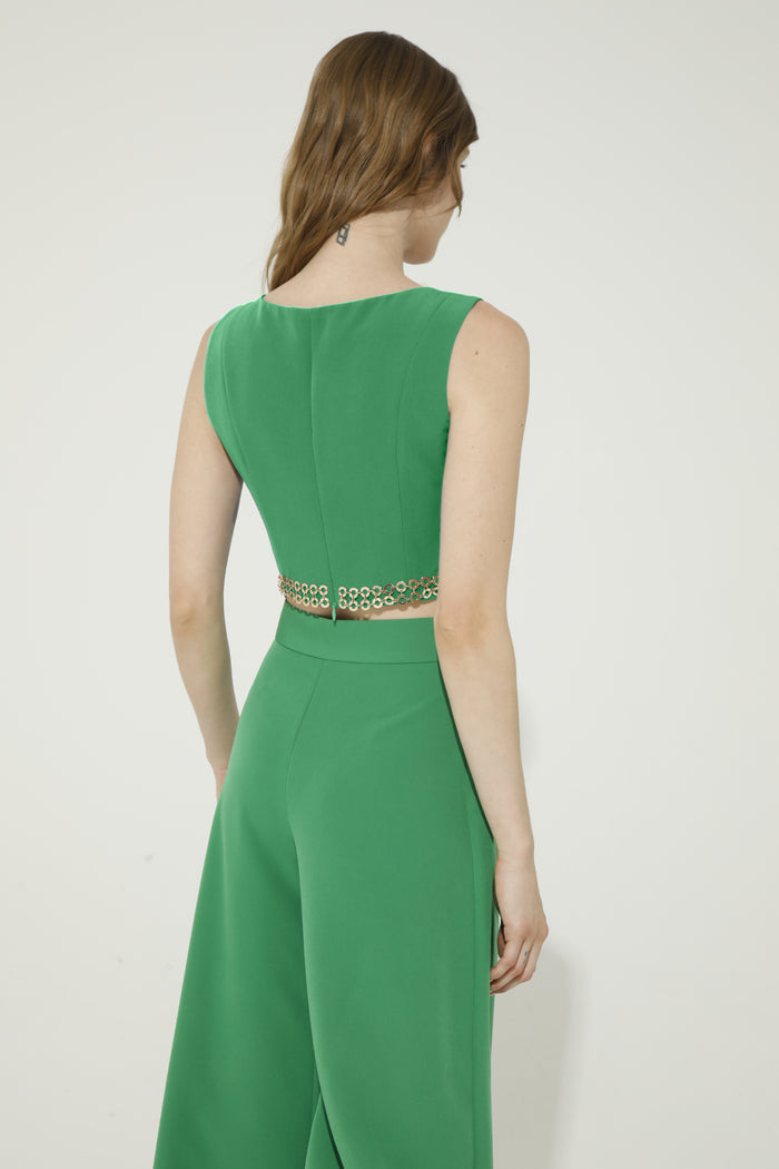 Cannes Palazzo Pants (Green)