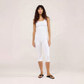 Capri Lightweight Leggings - White