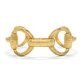 Capucine De Wulf Equestrian Snaffle Bit Cuff - Gold