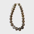 Carter Chunky Beaded Necklace in Mocha