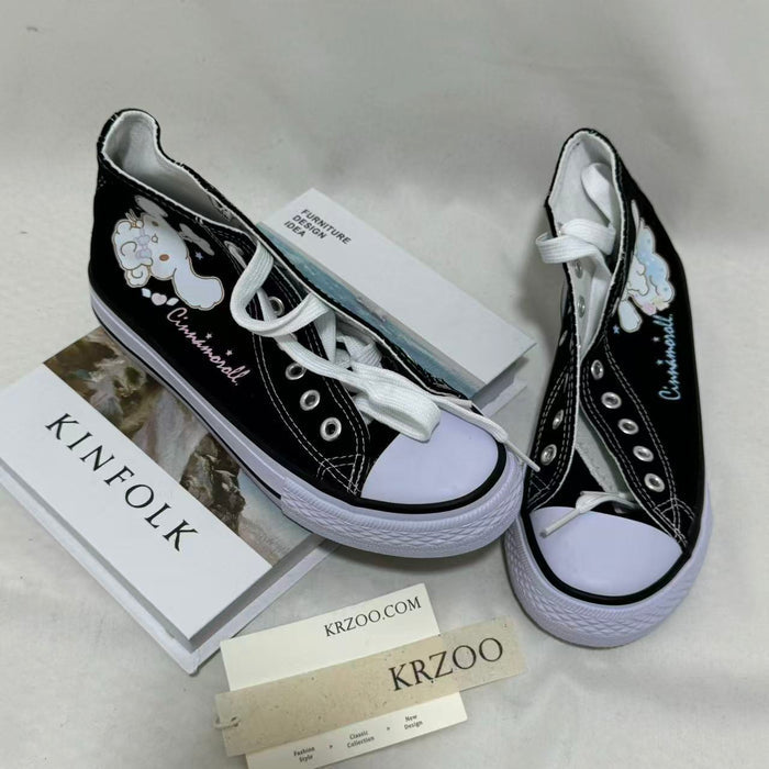 Cartoon-Style Casual Canvas Shoes