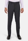 Charcoal Flannel Pants - SARTORO