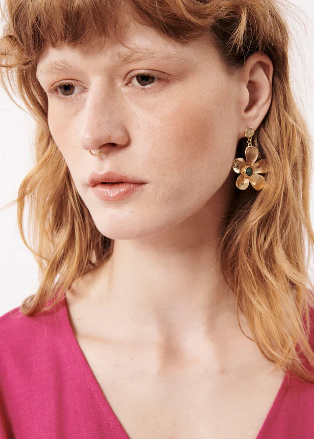 Chelsie Earrings (Sage Green)