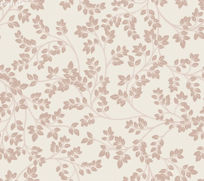 Chintz Leaves Light Beige - Family Fabrics B.V.