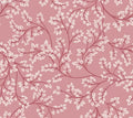 Chintz Leaves Pink White - Family Fabrics B.V.