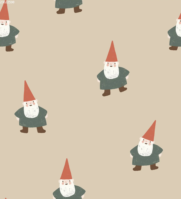 Christmas Gnome Big Beige - Family Fabrics B.V.