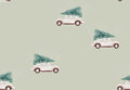 Christmas Tree Car Green - Family Fabrics B.V.