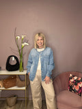 Ciara Denim Shirt (Light Blue)