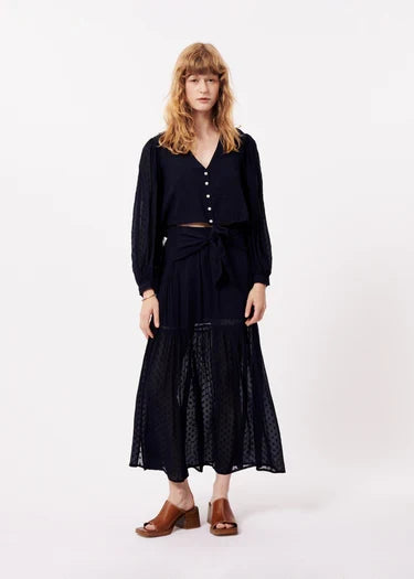 CIRA SKIRT (NAVY)