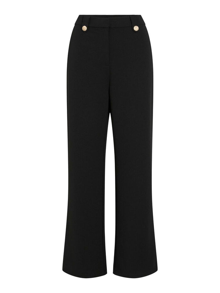 Clara High Waist Trousers (Black)