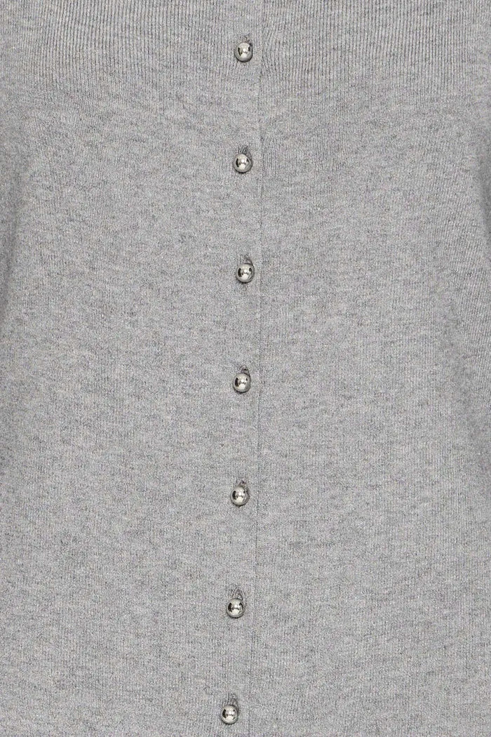 Clarisa Knit Top (Grey Melange)