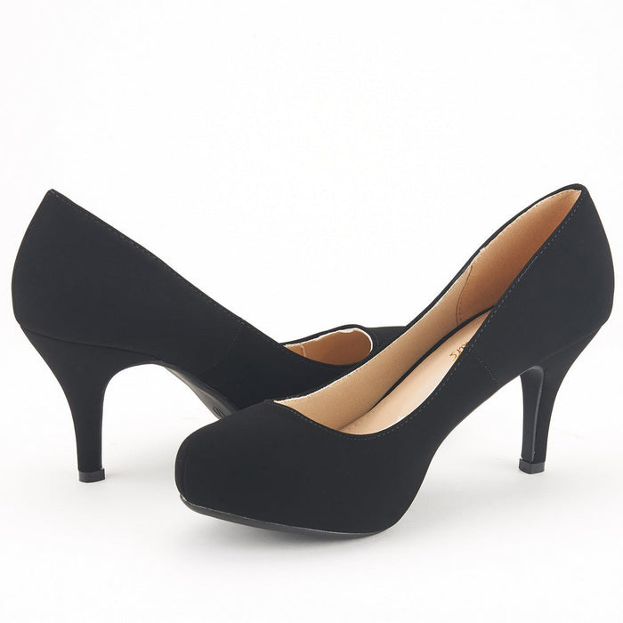 Classic Closed Toe 3 Inch Heels Pumps