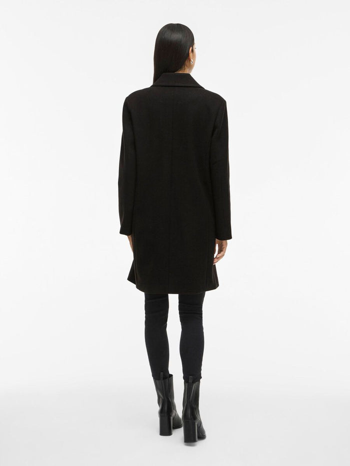 Claudia Button Coat (Black Beauty)