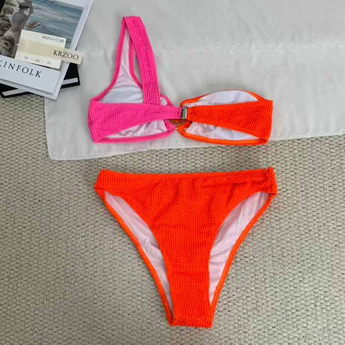 Color-matched two-piece bikini