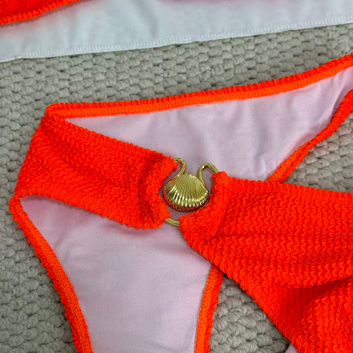 Color-matched two-piece bikini
